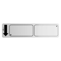 5 Stk. | WIBO-Label | 2 Felder + 1 Pfeil | 300x75 | PRO |...