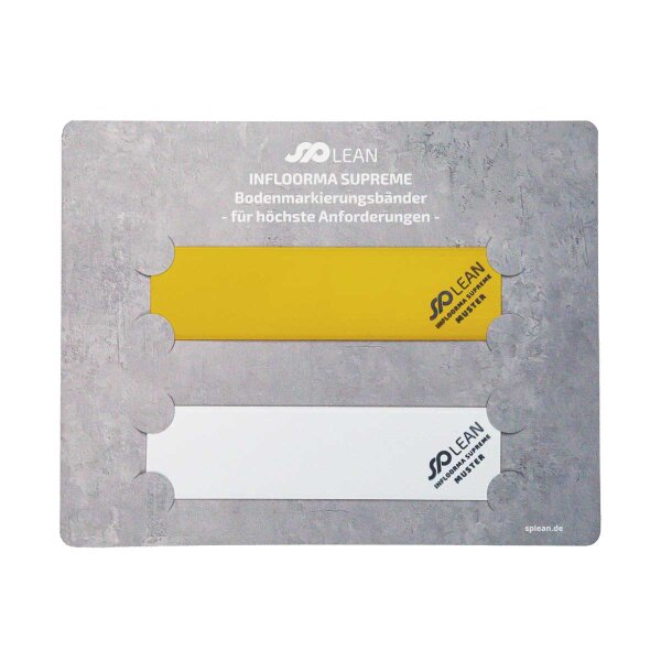 Muster spLEAN | Bodenmarkierungsband + Symbol  | INFLOORMA SUPREME