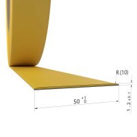 25 m | INFLOORMA SUPREME | 50 mm | Bodenmarkierungsband | gelb