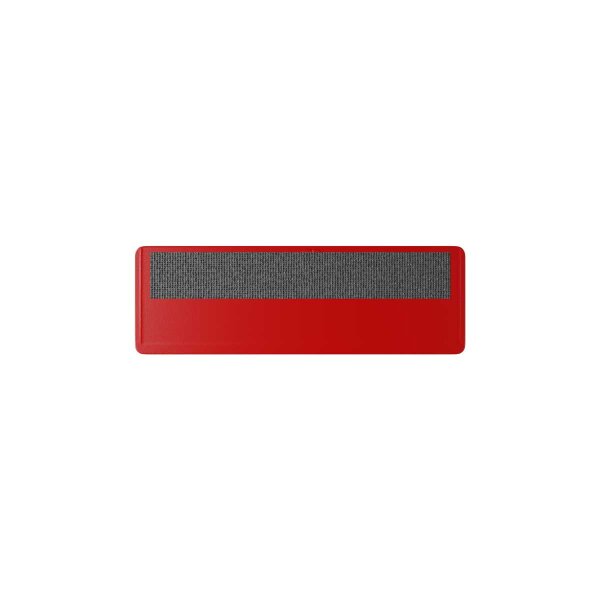 25 Stk. | Etikettenhalter SINGLE | 107x35 mm | rot | mit 1 mehrfach ablösbaren Klebestreifen