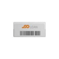 25 Stk. | Etikettenhalter SINGLE | 107x50 mm | weiß | mit 1 mehrfach ablösbaren Klebestreifen