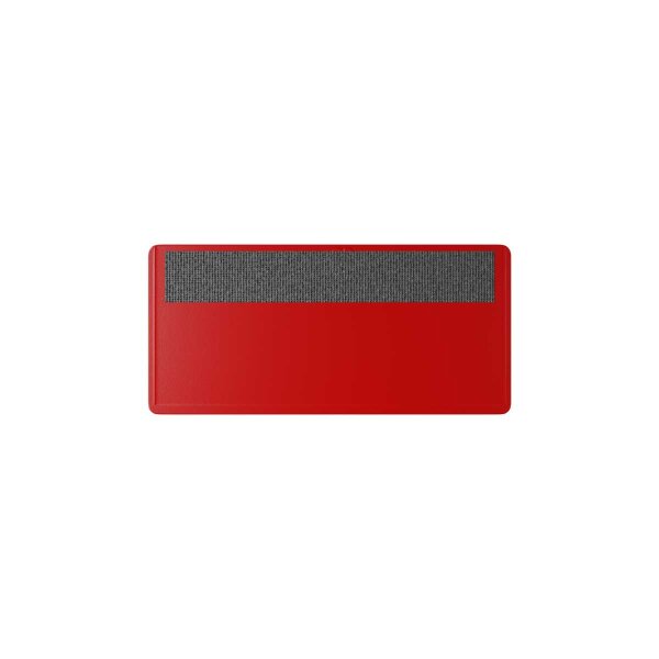 25 Stk. | Etikettenhalter SINGLE | 107x50 mm | rot | mit 1 mehrfach ablösbaren Klebestreifen