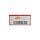 25 Stk. | Etikettenhalter SINGLE | 107x50 mm | rot | mit 1 mehrfach ablösbaren Klebestreifen