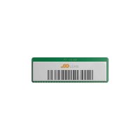 25 Stk. | Etikettenhalter DOUBLE | 107x35 mm | grün | mit 1 mehrfach ablösbaren Klebestreifen