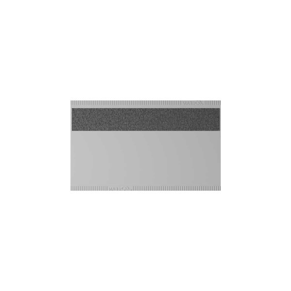 25 Stk. | Etikettenhalter TWIN | 100x60 mm | hellgrau | mit 1 mehrfach ablösbaren Klebestreifen