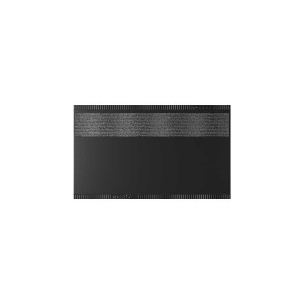 25 Stk. | Etikettenhalter TWIN | 100x60 mm | schwarz | mit 1 mehrfach ablösbaren Klebestreifen