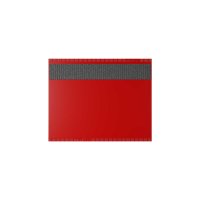 25 Stk. | Etikettenhalter TWIN | 100x80 mm | rot | mit 1...