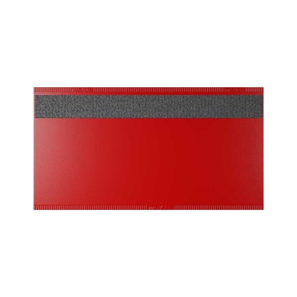 25 Stk. | Etikettenhalter TWIN | 150x80 mm | rot | mit 1 mehrfach ablösbaren Klebestreifen