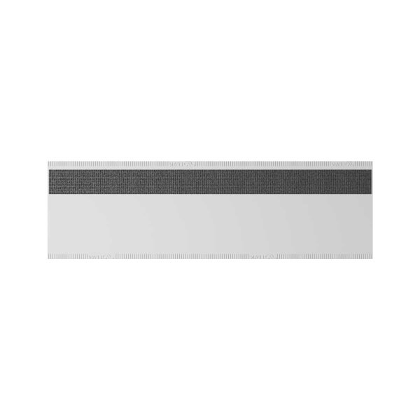 25 Stk. | Etikettenhalter TWIN | 200x60 mm | weiß | mit 1 mehrfach ablösbaren Klebestreifen