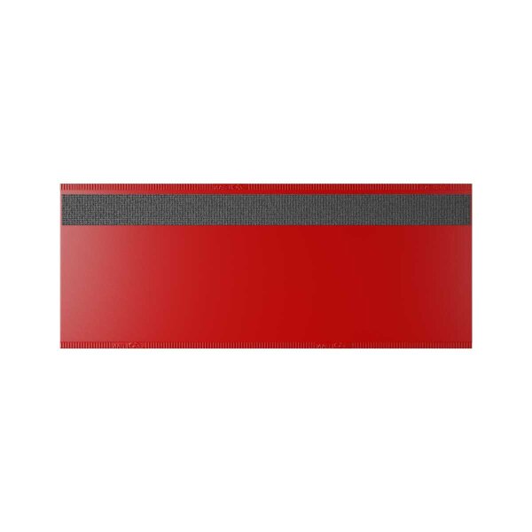 25 Stk. | Etikettenhalter TWIN | 200x80 mm | rot | mit 1 mehrfach ablösbaren Klebestreifen