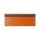 25 Stk. | Etikettenhalter TWIN | 200x80 mm | orange | mit 1 mehrfach ablösbaren Klebestreifen