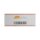 25 Stk. | Etikettenhalter TWIN | 200x80 mm | orange | mit 1 mehrfach ablösbaren Klebestreifen