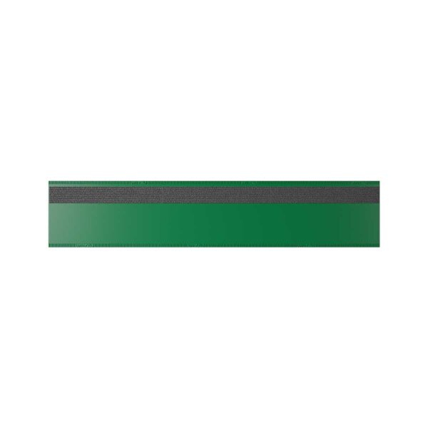 25 Stk. | Etikettenhalter TWIN | 300x60 mm | grün | mit 1 mehrfach ablösbaren Klebestreifen