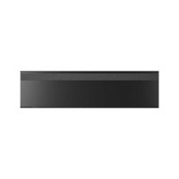 25 Stk. | Etikettenhalter TWIN | 300x80 mm | schwarz | mit 1 mehrfach abl&ouml;sbaren Klebestreifen