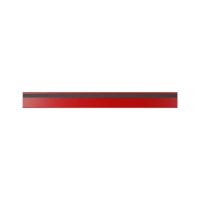 25 Stk. | Etikettenhalter TWIN | 600x60 mm | rot | mit 1...