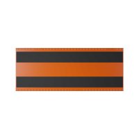 25 Stk. | Etikettenhalter TWIN | 150x60 mm | orange | mit 2 Magnetstreifen