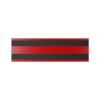 25 Stk. | Etikettenhalter TWIN | 200x60 mm | rot | mit 2 Magnetstreifen