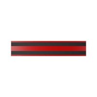 25 Stk. | Etikettenhalter TWIN | 300x60 mm | rot | mit 2 Magnetstreifen