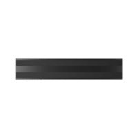 25 Stk. | Etikettenhalter TWIN | 300x60 mm | schwarz |...