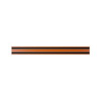 25 Stk. | Etikettenhalter TWIN | 600x60 mm | orange | mit 2 Magnetstreifen