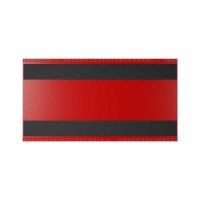 25 Stk. | Etikettenhalter TWIN | 150x80 mm | rot | mit 2 Magnetstreifen