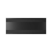 25 Stk. | Etikettenhalter TWIN | 200x80 mm | schwarz | mit 2 Magnetstreifen