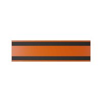 25 Stk. | Etikettenhalter TWIN | 300x80 mm | orange | mit...