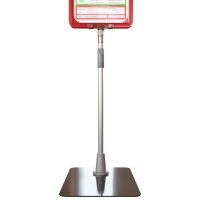 1 Stk. | Teleskopstange 350-500 mm für Plakatrahmen | silber