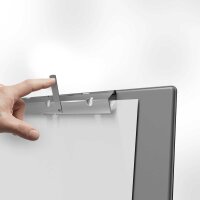 1 Stk. | Klemmbrett magnetisch | DIN A4 Quer | dunkelblau