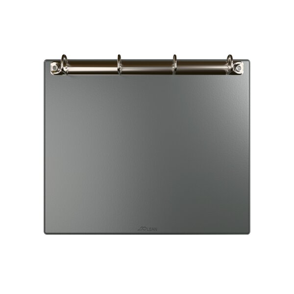 1 Stk. | Ringbrett magnetisch | DIN A4 Quer | dunkelgrau