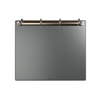 1 Stk. | Ringbrett magnetisch | DIN A4 Quer | dunkelgrau