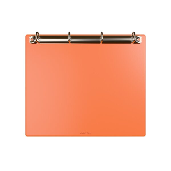 1 Stk. | Ringbrett magnetisch | DIN A4 Quer | orange