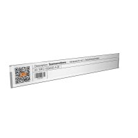 25 Stk. | Scannerschiene | 150x20 mm | transparent | mit 1 Selbstklebestreifen