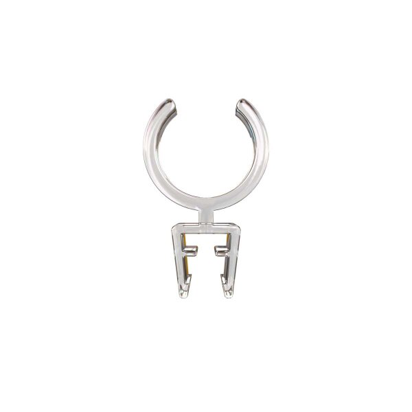 10 Stk. | Rohrklemme 22 mm für Plakatrahmen transparent