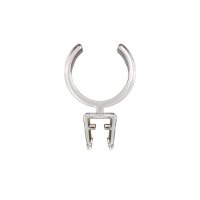 10 Stk. | Rohrklemme 28 mm für Plakatrahmen transparent