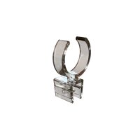 10 Stk. | Rohrklemme 28 mm für Plakatrahmen transparent