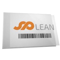 25 Stk. | Etikettenhalter KANBAN | DIN A5 | 210x147 mm | weiß