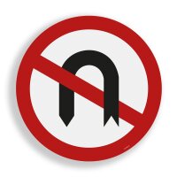 INFLOORMA PRO | Bodenschild | 111 - Verbot des Wendens