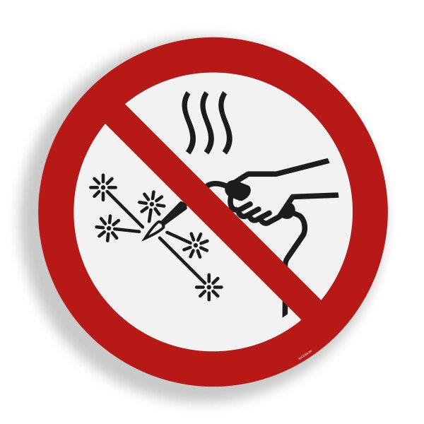 INFLOORMA PRO | Bodenschild | P039 - Heißarbeiten verboten