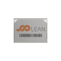 10 Stk. | Kartenhalter UNI | DIN A6 | transparent | mit 2...