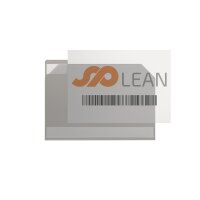 10 Stk. | Kartenhalter UNI | DIN A6 | transparent | mit 2 Selbstklebestreifen
