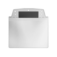 10 Stk. | Sichttasche DIN A6 quer | transparent | mit 1 Magnetstreifen