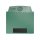 10 Stk. | Sichttasche DIN A6 quer | grün | mit Supermagneten und 1 Magnetstreifen